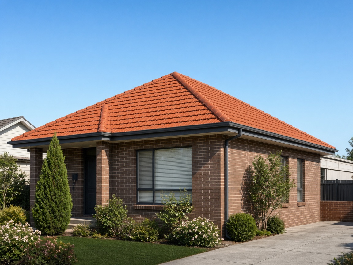 Restored terracotta roof on a Brighton heritage home