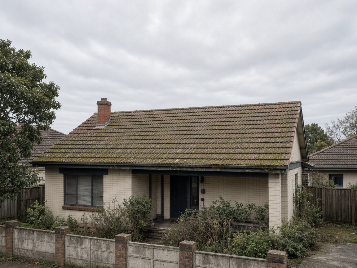 Roof inspection on a Werribee home
